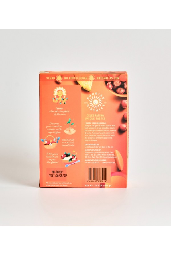 PALM SPRINGS GRANOLA  - TROPİKAL MEYVELİ - 300 G
